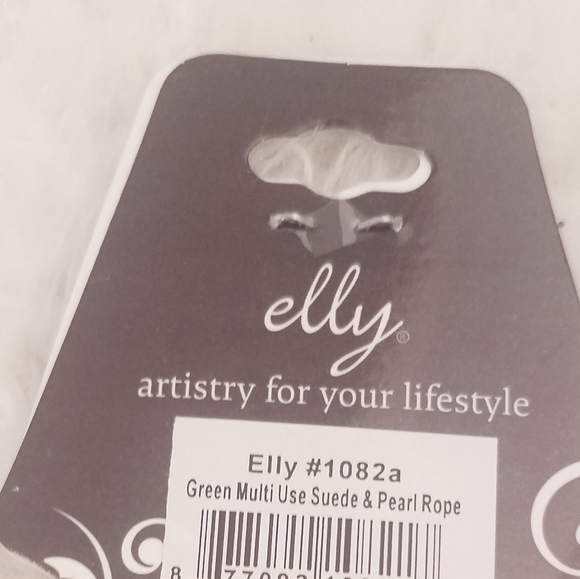 Elly Preston Multi Use Suede and Pearl Rope - Picture 3 of 3